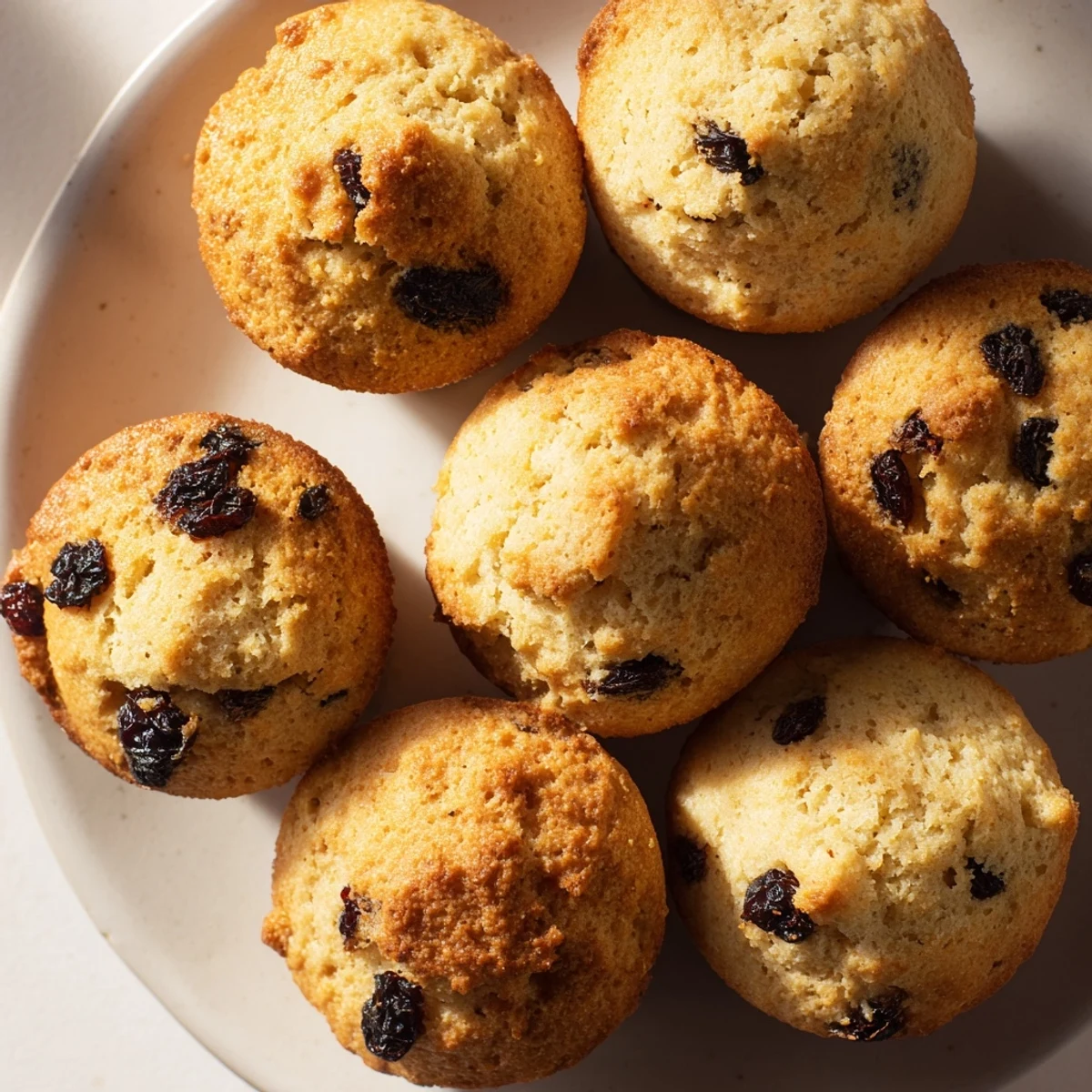 Freshly baked Mini Irish Soda Bread Muffins with a tender crumb, served warm with Irish butter and jam.