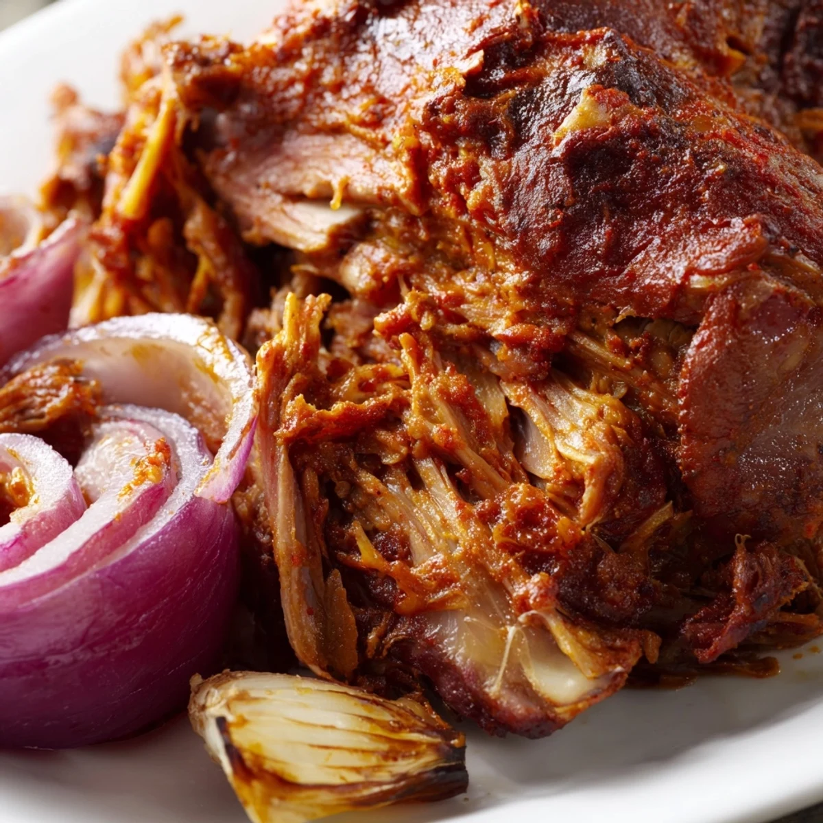 This succulent Slow Roasted Harissa Lamb Shoulder offers tender meat perfect for a festive family gathering.