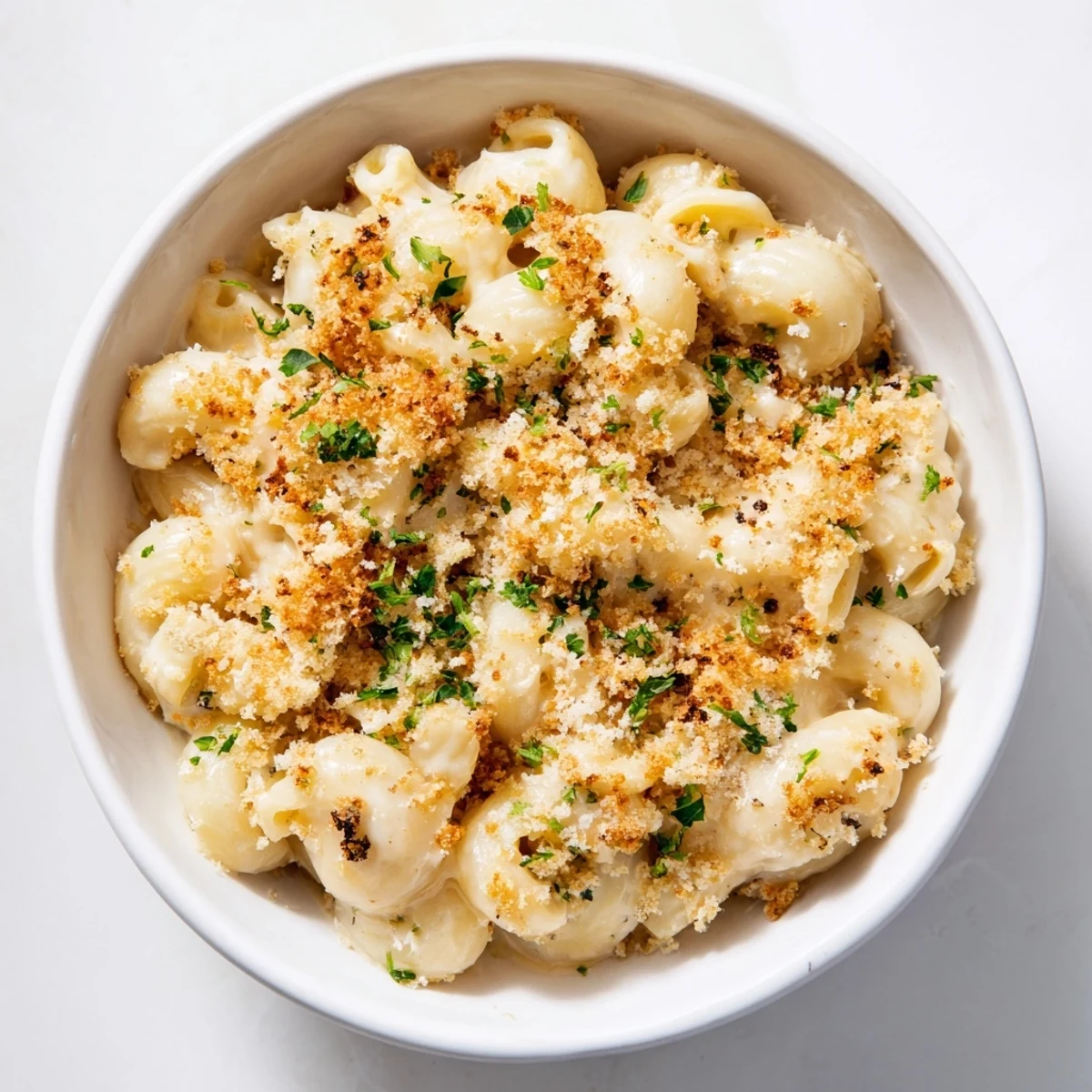 Steamy Baked Mac and Cheese with a crunchy golden-brown crust, perfect for a comforting family dinner.