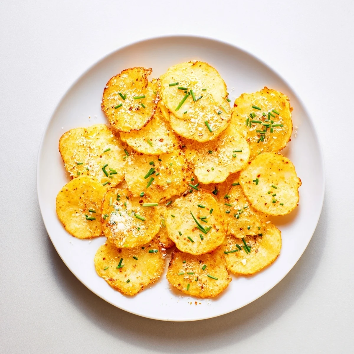 Baked cottage cheese chips cooling on wire rack showing golden edges and crispy texture