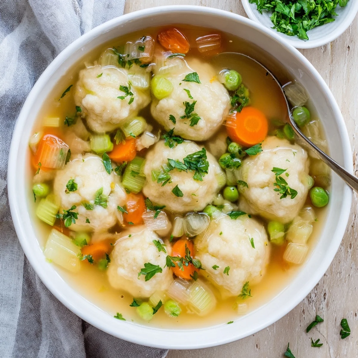 Steaming bowl of comforting dumpling soup with tender dumplings savory broth and colorful fresh vegetables