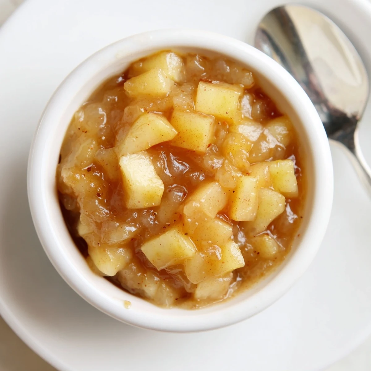 Warm Fall Caramel Apple Jam bubbling in pot, ready for canning gifts