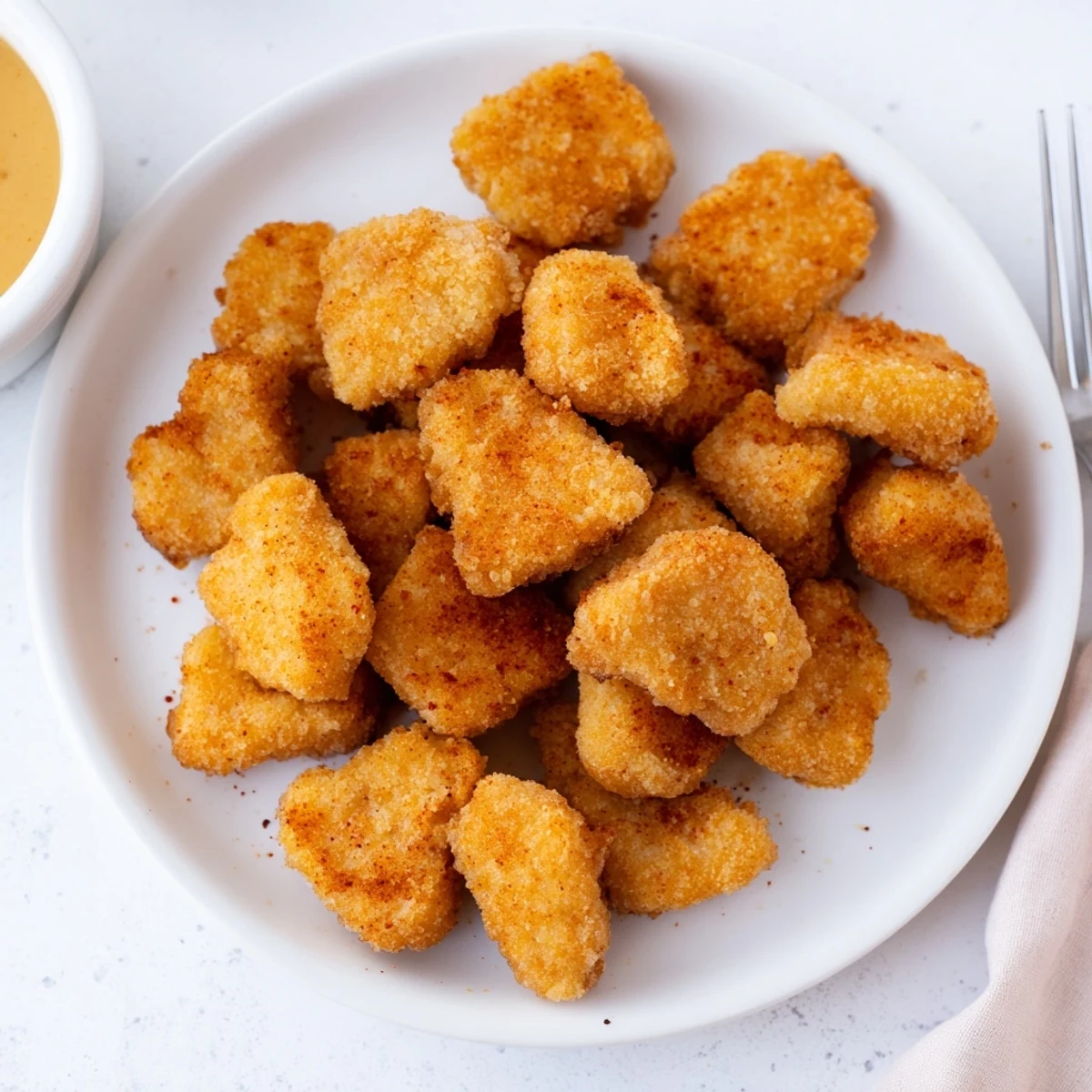Buttermilk-marinated Chicken Bites fried to crunchy perfection, served with ranch