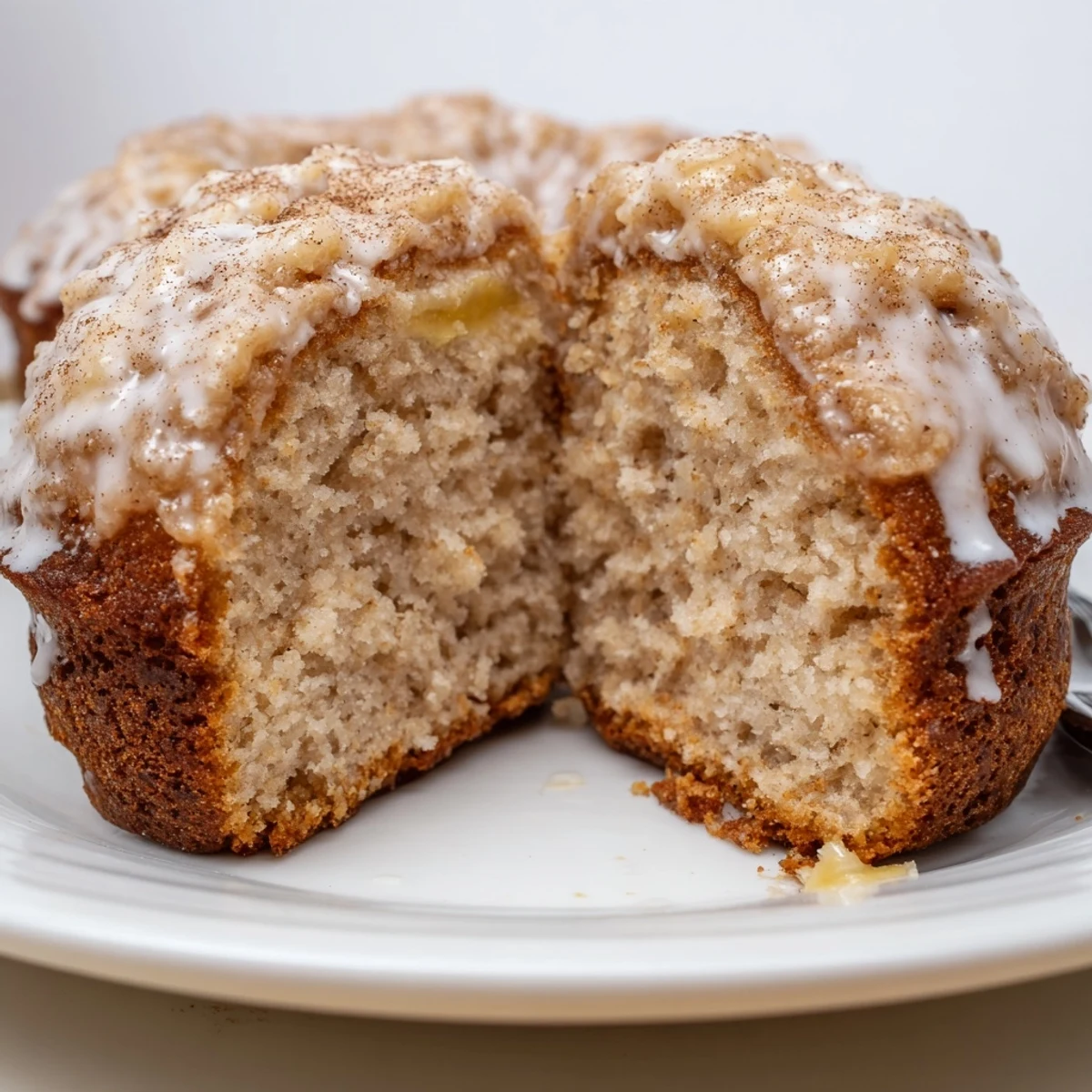 Fresh-baked Banana Donuts cooling on a wire rack, warm banana aroma