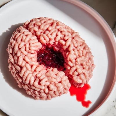 Spooky Stuffed Crispy Rice Brain
