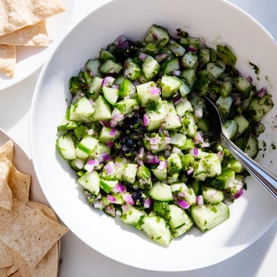 Blueberry Cucumber Salsa