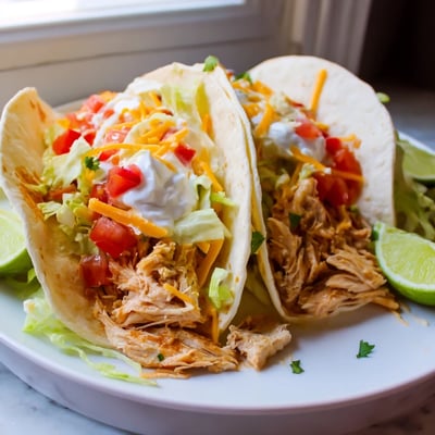 Slow Cooker Ranch Tacos